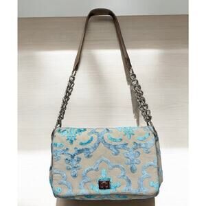 Glenda Gies Chenille Mosaic Shoulder Bag